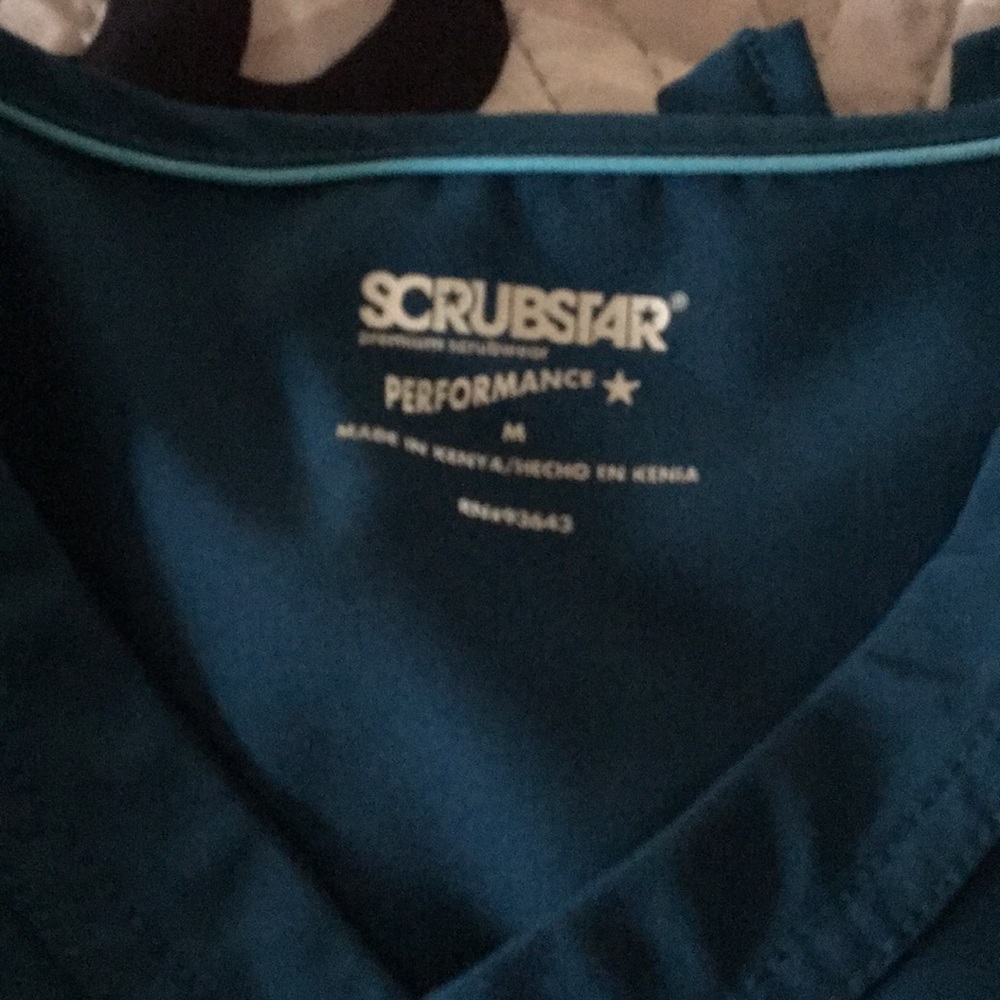 Caribbean blue scrub star set medium-size
